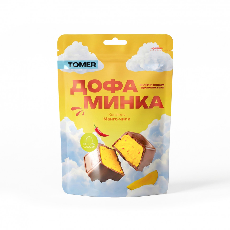  Фабрика Томер   Дофаминка Конфеты Манго-Чили, 125г  в Вязьме