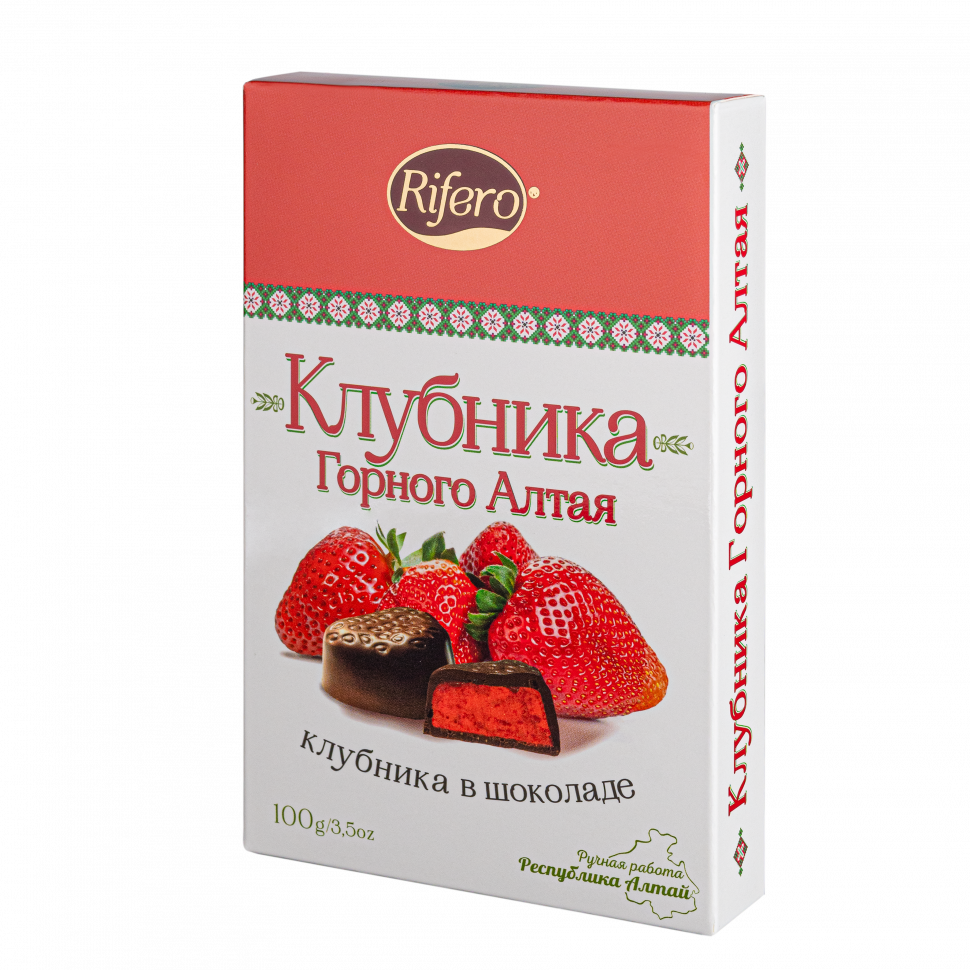  Риф и ко Конфеты "КЛУБНИКА Горного Алтая" 100г        в Вязьме