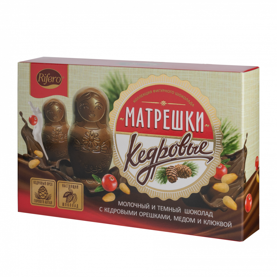  Риф и ко Конфеты "Матрёшки кедровые" 100г           в Вязьме