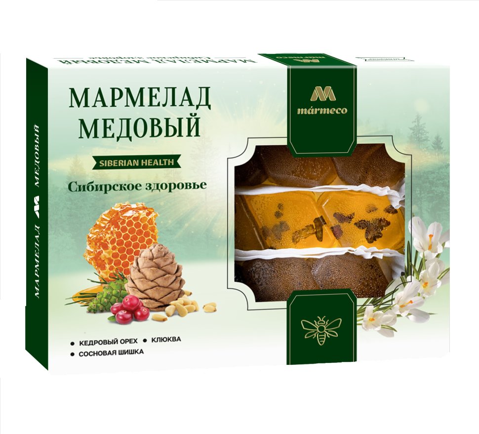  Мармелад медовый "Сибирское здоровье" без сахара 200г  в Вязьме
